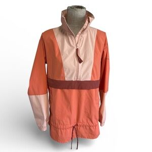 Columbia Women's Colorblock Jacket- Coral and Light Pink